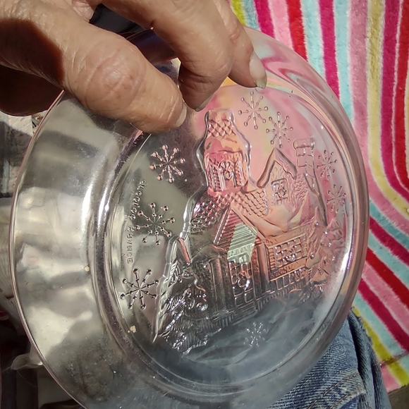 Arcoror Christmas plates etched set of 4 never used NWT - Picture 8 of 10